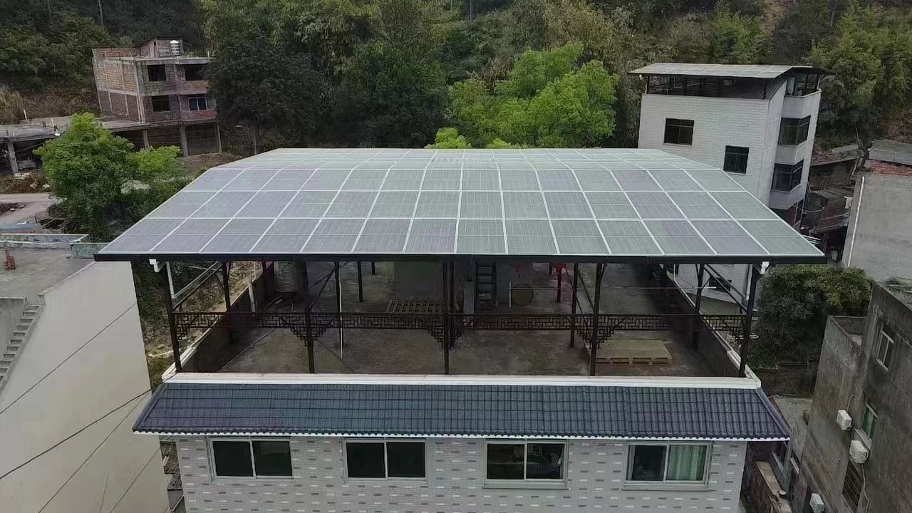 句容15kw+10kwh自建别墅家庭光伏储能系统